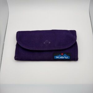 Kavu Deep Purple Big Spender Tri-fold Wallet